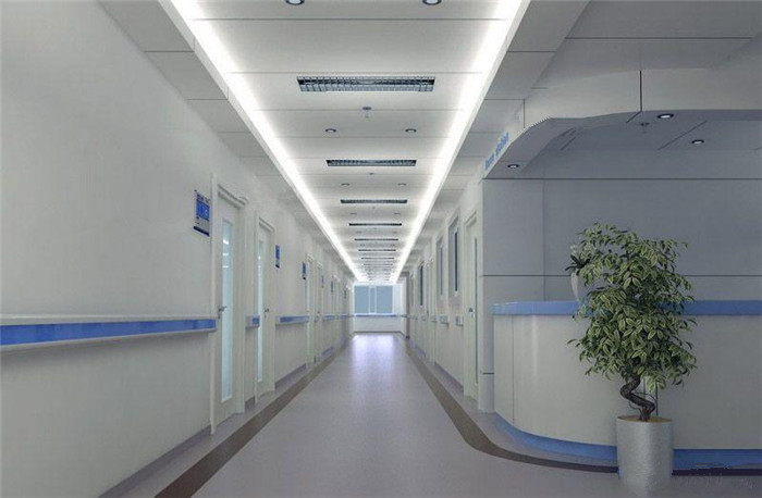 高新区大型综合医院走廊设计效果图