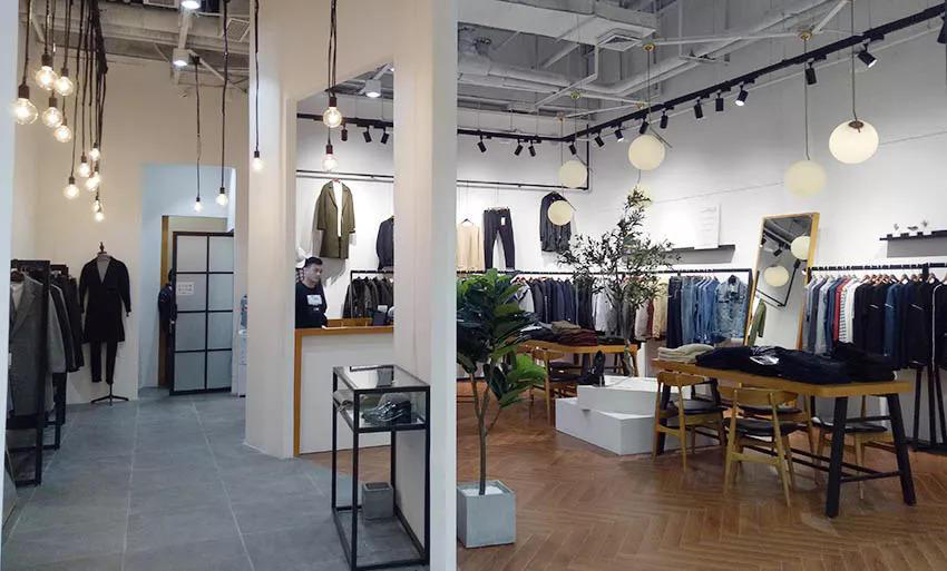 服装店镜子摆放位置示意图