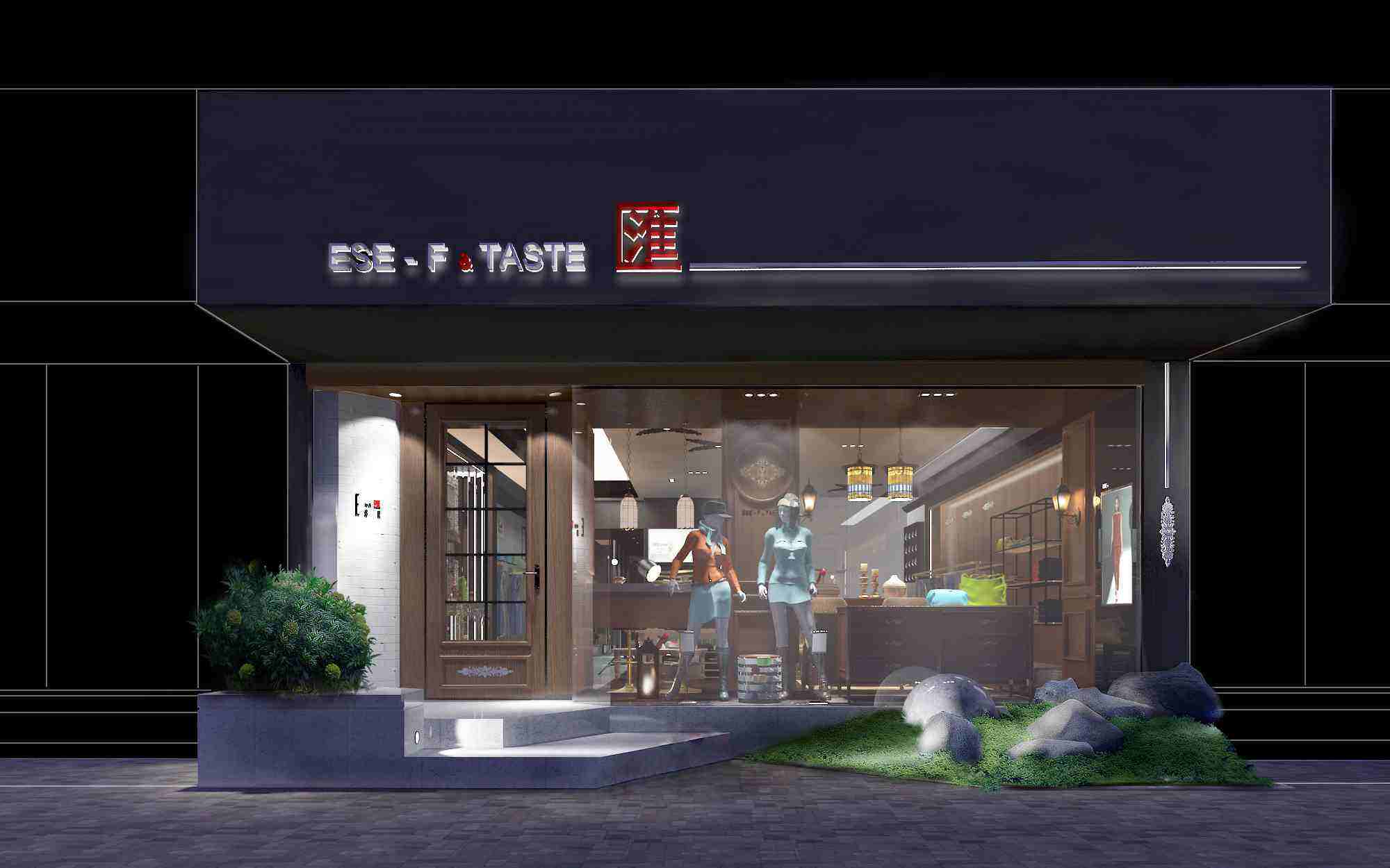 高档店面装修效果图