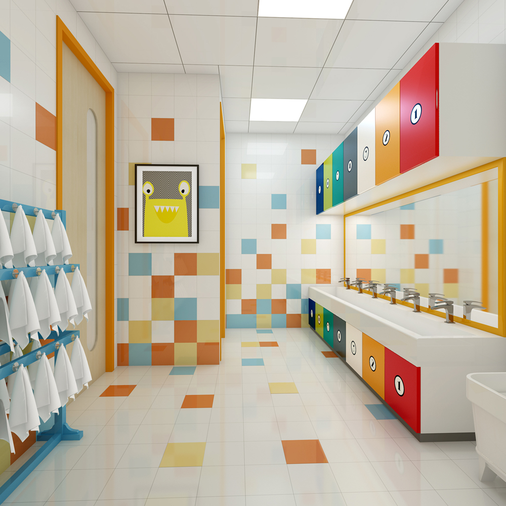 幼儿园装饰卫生间设计图片